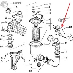 Durite de filtre à air - Alfa Romeo GTV / SPIDER