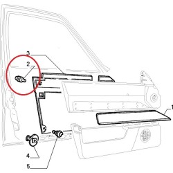 Agrafe - Alfa roméo 164 / GTV / SPIDER