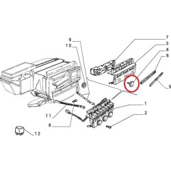 Heater button - Lancia Delta