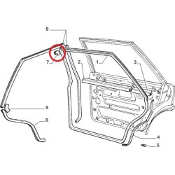 Couvre joint - Lancia Delta