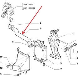 Turbo connection hose - Alfa Romeo 156  2,4 JTD 150CV