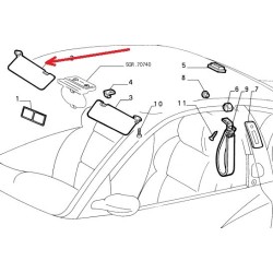 Pare soleil Droit - Fiat Coupe