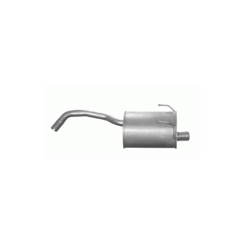 Rear exhaust - Fiat 500