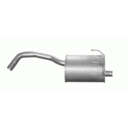 Rear exhaust - Fiat 500