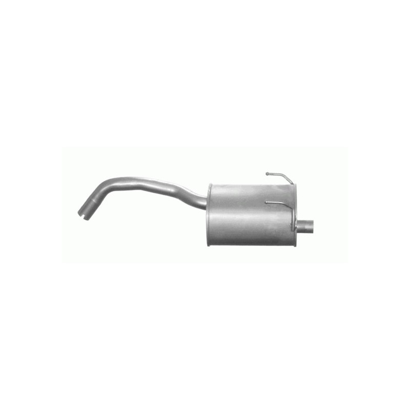 Rear exhaust - Fiat 500