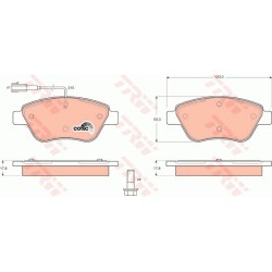 Guarnizioni freni anteriori - 500 / Bravo / Stilo