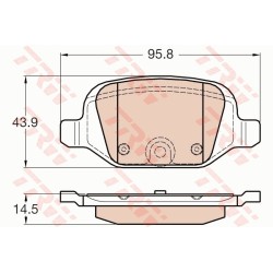 Pastiglie posteriore - Fiat 500