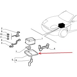 Sopporto batteria - Fiat Coupe