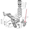 Left pillar - Fiat Uno (1989 - 1993) 