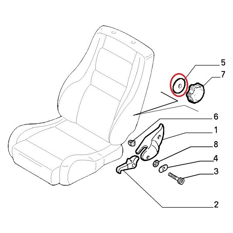 Ghiera sedile - FIAT / LANCIA