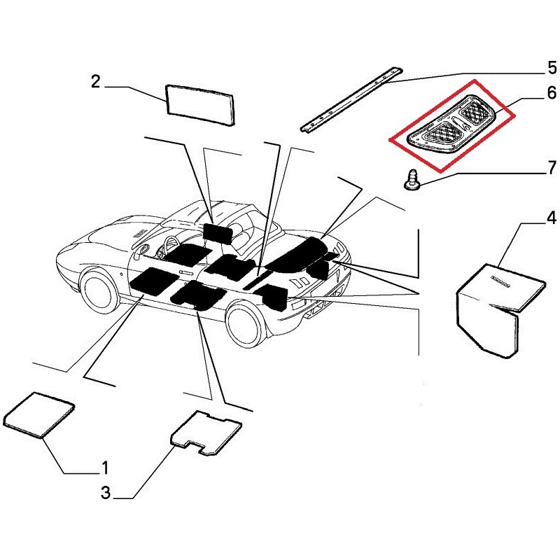 Insulator - FIAT  BARCHETTA