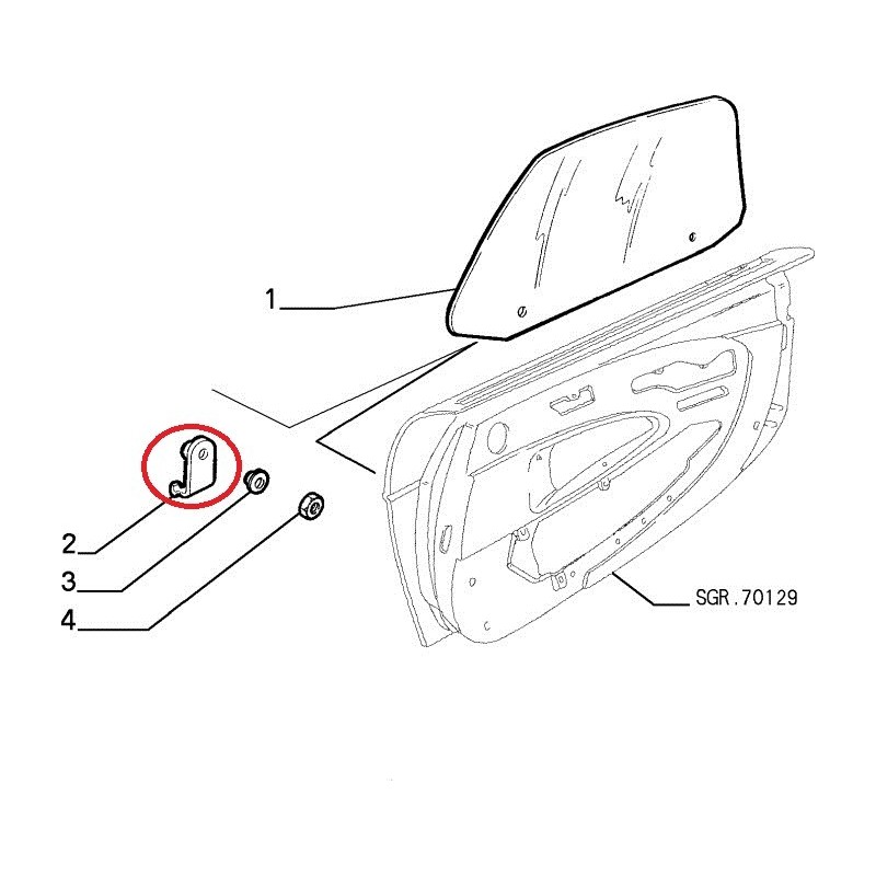 Madrevite per rivestimenti - FIAT / LANCIA