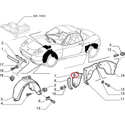 Protection gauche -  FIAT  BARCHETTA