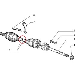 Semiasse lato sinistro - FIAT  BARCHETTA