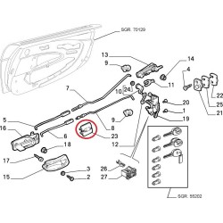 agrafe -  FIAT  BARCHETTA