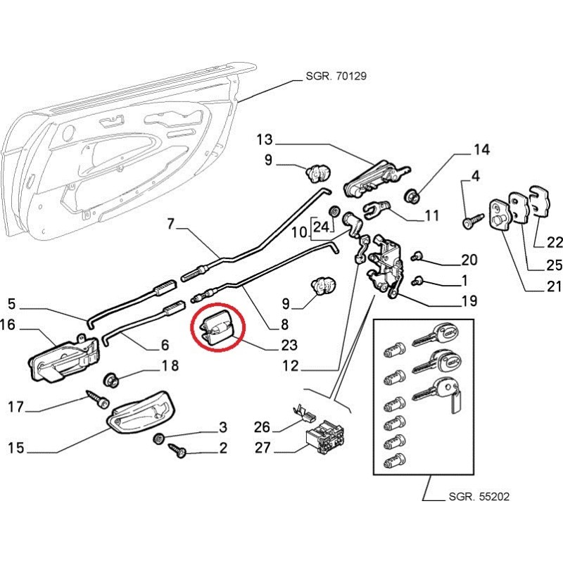 Fasten coating - FIAT  BARCHETTA