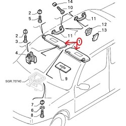 Pantina parasole destra - ALFA ROMEO