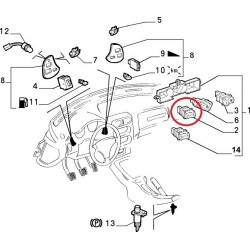 Interrupteur antibrouillard - Alfa Romeo GTV / Spider