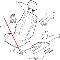 Seat switch - Alfa Romeo GTV