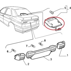 Third stop light  - Alfa Romeo 155