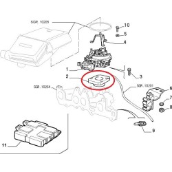 Distanziale isolante  - Fiat Panda / Punto