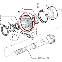 Pinione quinta marce e retromarcia - Alfa Romeo 75 / SZ / RZ