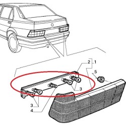 Right bulb holder - Alfa Romeo 75