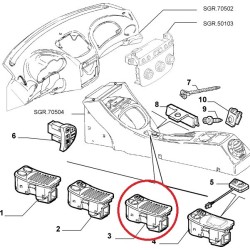 Control panel - Alfa Romeo 147 GTA Selespeed