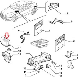 Cap - Alfa Romeo GTV , Spider (2,0 JTS)