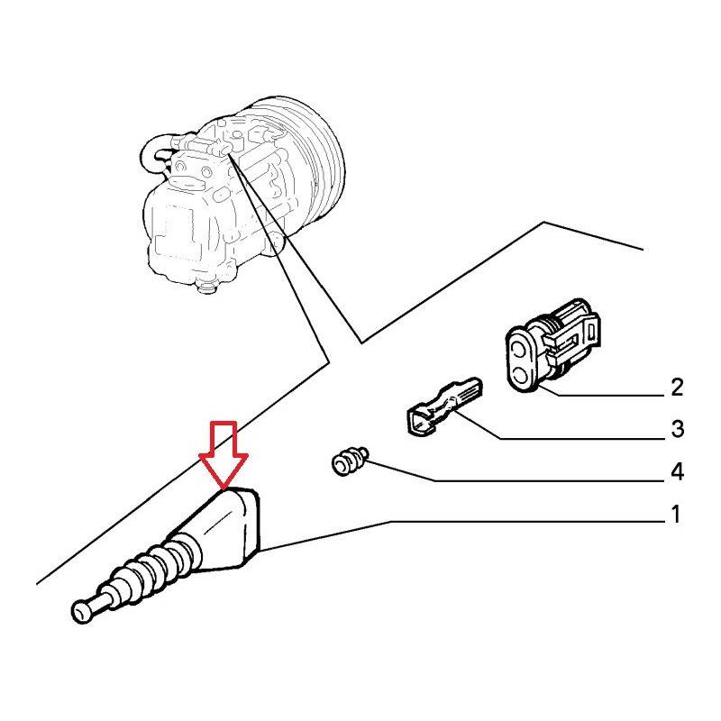 Rubber boot - Fiat Brava / Bravo / Coupe / Punto