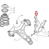 Left steering knuckle - Alfa Romeo 155 / GTV / Spider / Fiat Bravo