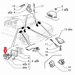 Interrupteur gauche - Alfa Romeo Spider