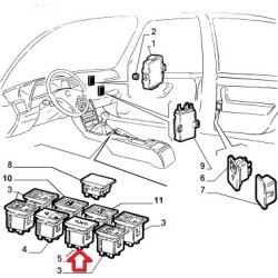 Interruttore -  Alfa Romeo 164