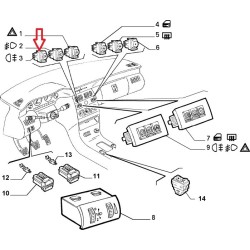 Interrupteur - Fiat Coupe