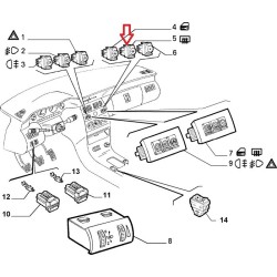 Interruttore -  Fiat Coupe