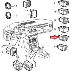 Interrupteur - Alfa Romeo 33 / 75