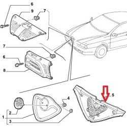 Calandre - Alfa Romeo 166