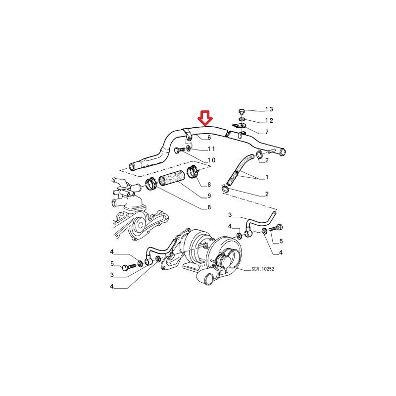 Condotto - Alfa Romeo 164 2,0 V6 turbo