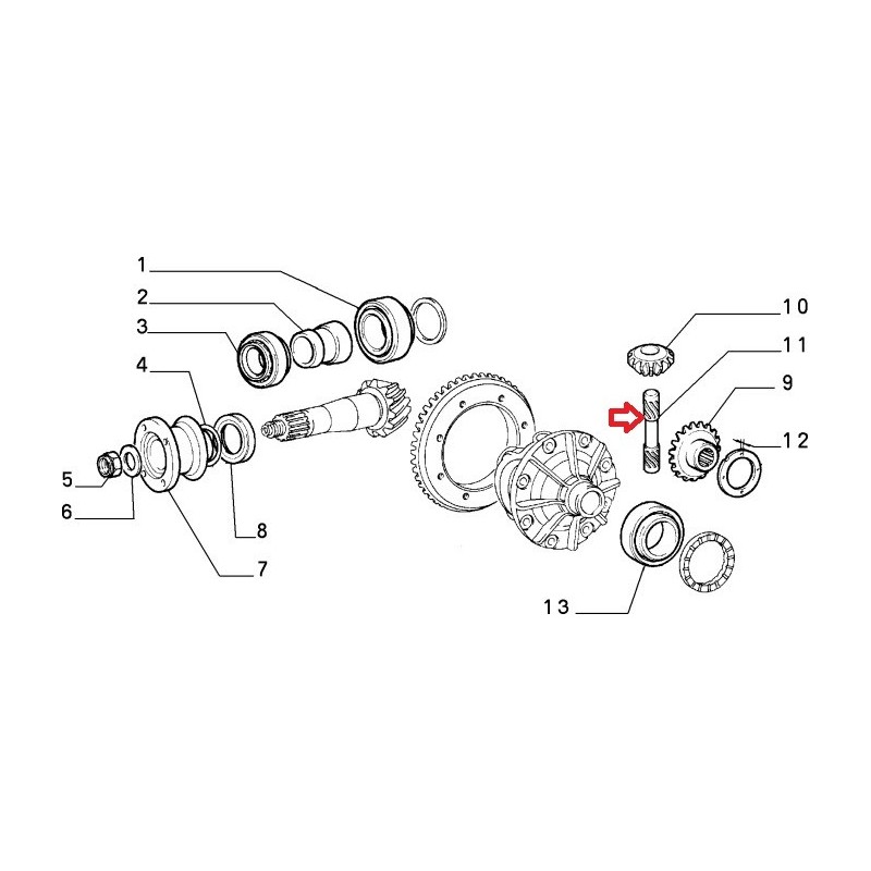 Axle - Fiat Panda 4X4 (1986 -- 2003)