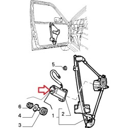 Motorino alzacristallo - Alfa Romeo 164 / SZ / RZ