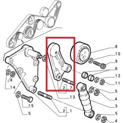 Timing belt bearing support -  Alfa Romeo 164