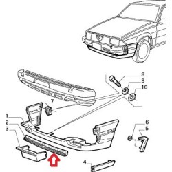 Modanatura paraurto - Alfa Romeo 75