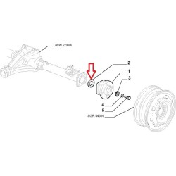 Oil seal ring - Fiat Panda 4X4 (1986 -- 2003)