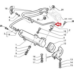 Tubo passaggio olio - Lancia Kappa 2,0 IE Turbo 20V