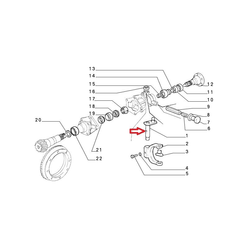 Albero - Fiat Panda 4X4 (1985 -- 2003)