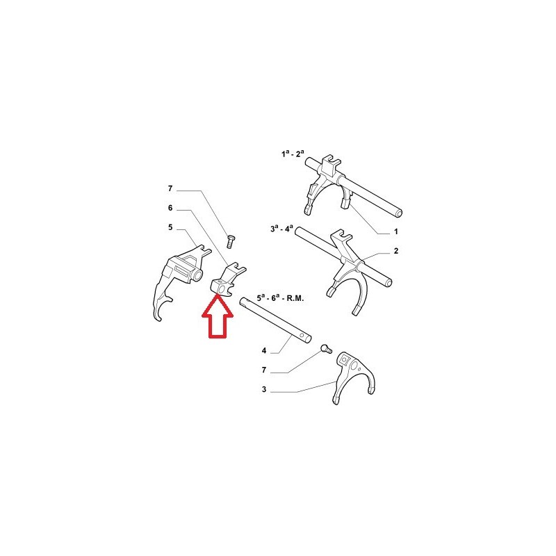 Forcella - Alfa Romeo 147 / 156 GTA Selespeed