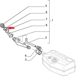 Hose  - Alfa Romeo 164 / GTV / Spider