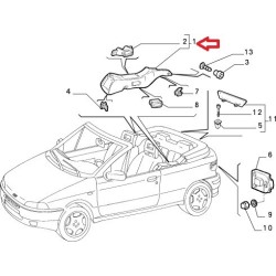 Garniture grise droite - Fiat Punto Cabriolet