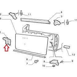 Left door seal - Fiat Punto Cabriolet