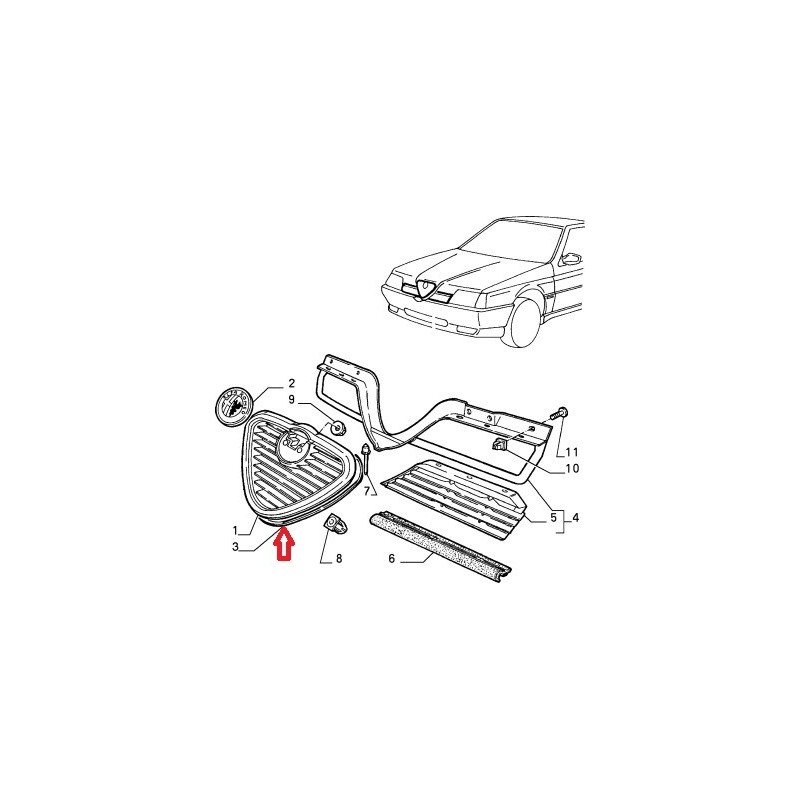 Supporto - Alfa Romeo 164